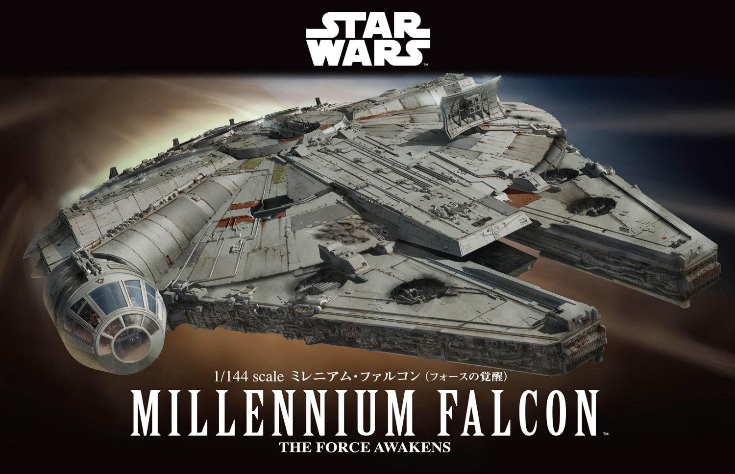 Millenium Falcon The Last Jedi 1/144 Scale